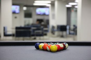 Fun billiards room